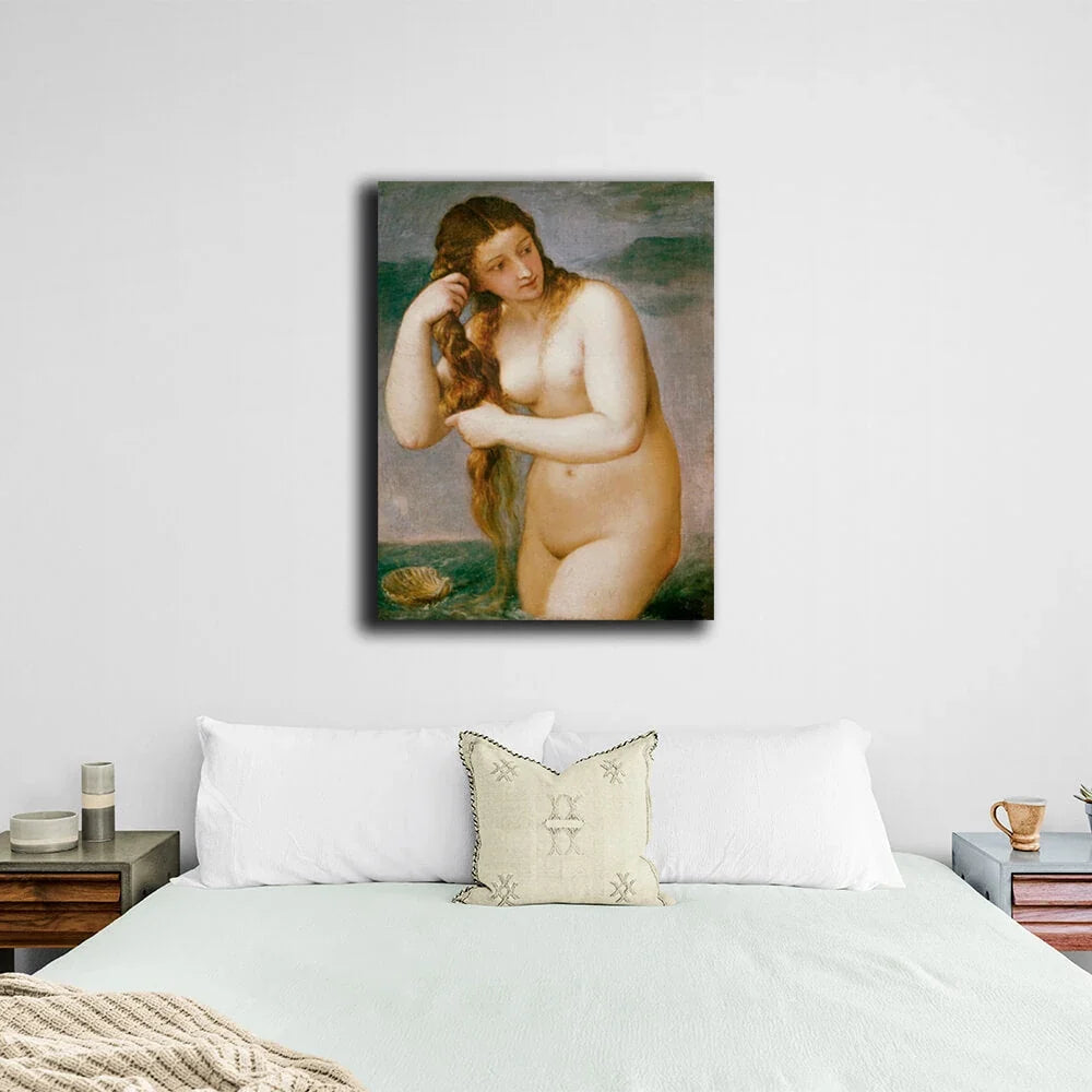 Venus Anadiomena  Canvas Wall Art Print
