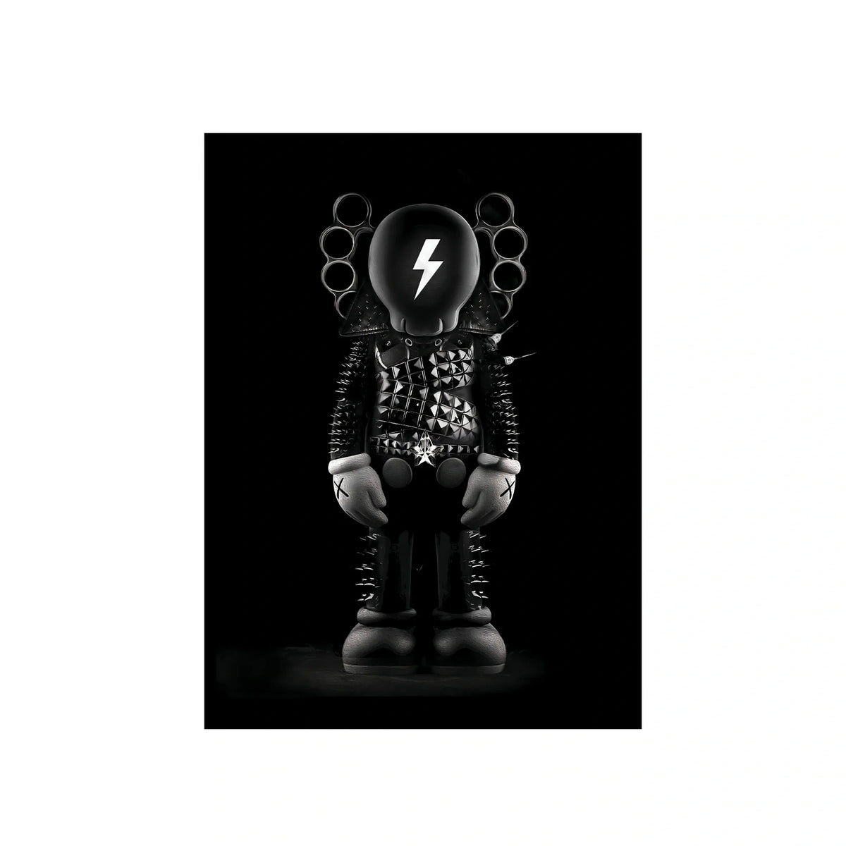 Kaws Canvas Lightning Wall Art