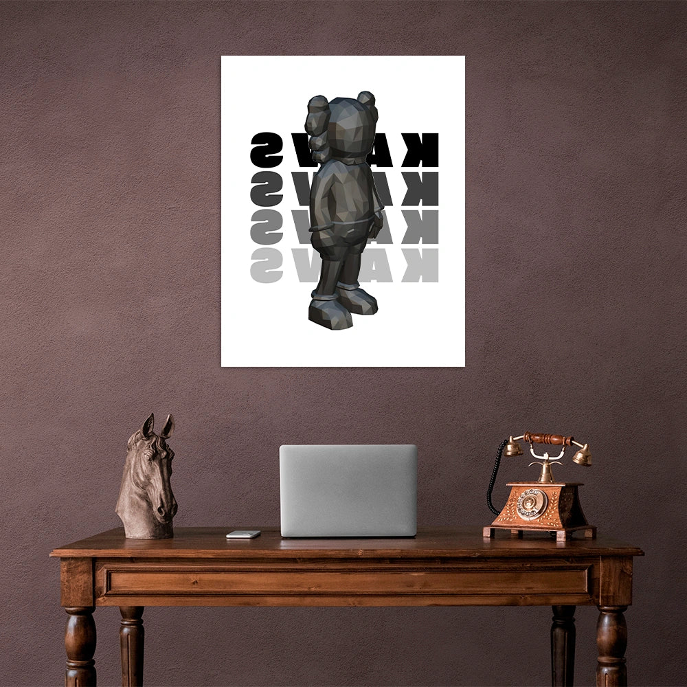 Geometric KAWS CANVAS Wall Art