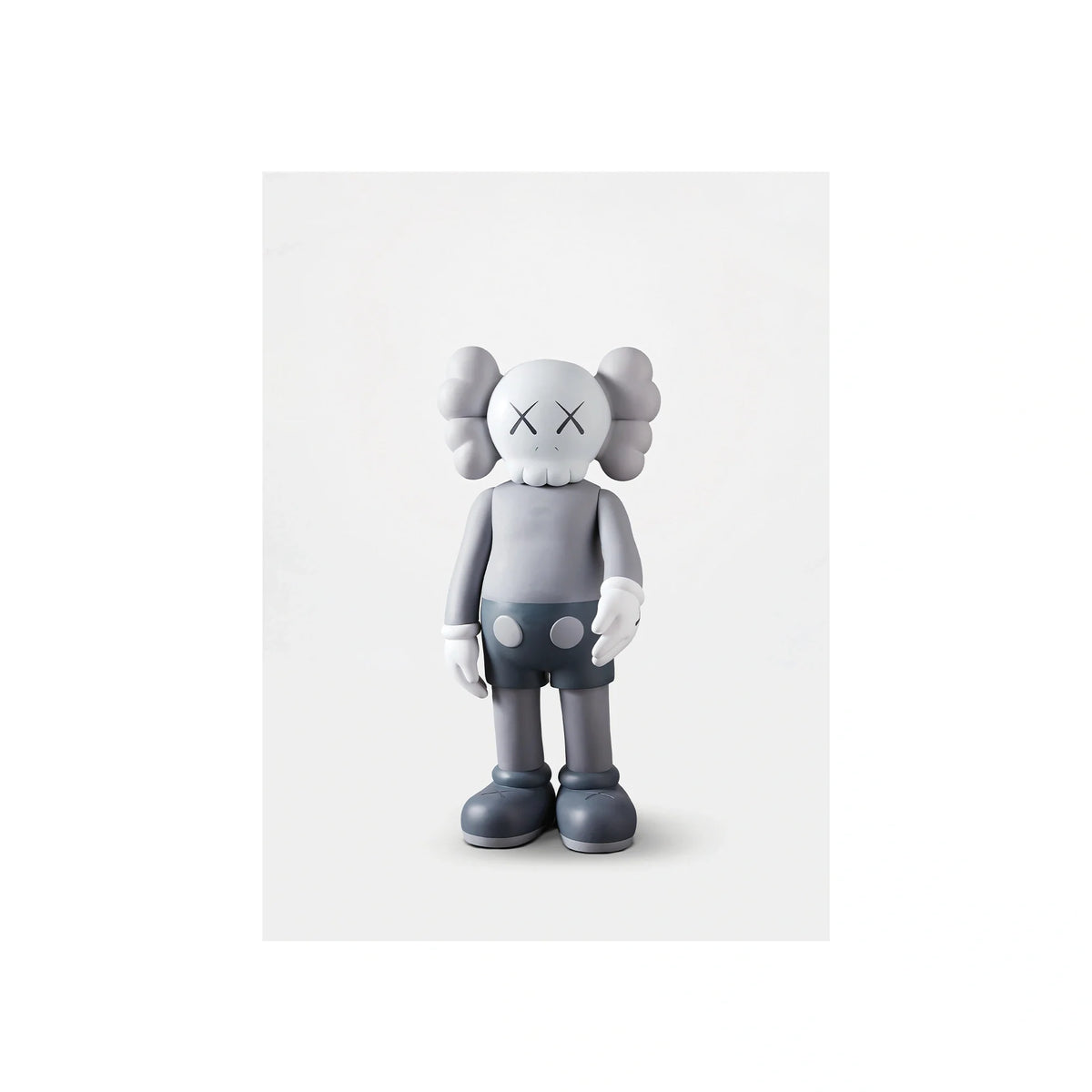 KAWS Monochrome Canvas Wall Art